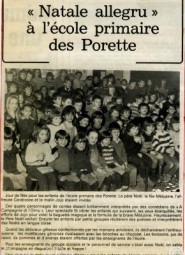 Natale allegru à l'école primaire des Porette - noel 80
