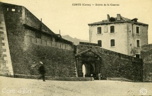 CORTE Corse - Entrée de la Caserne copie